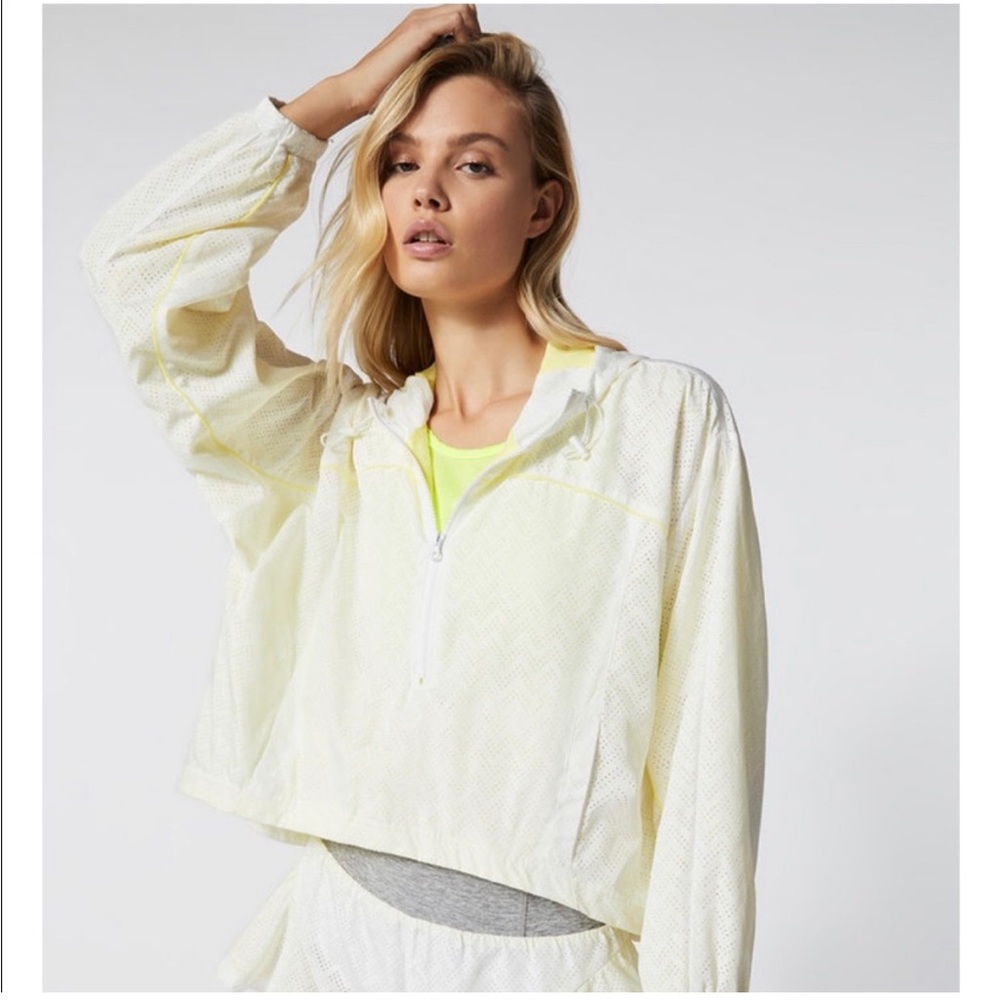 Free People Movement Rain Runner Jacket black and green size xs